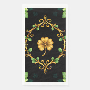 Serviette En Papier Trèfle Chanceux 🍀 Un Symbole Intemporel de Bonne