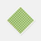 Serviette En Papier Trèfle de verdure Saint-Patrick jour (Coin)