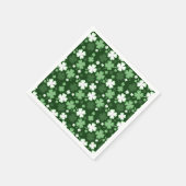 Serviette En Papier Trèfle vert, jour de la Saint-Patrick (Coin)