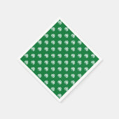 Serviette En Papier Trèfles (Coin)