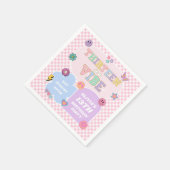 Serviette En Papier Treize A Vibe Preppy Patch 13e fête d'anniversaire (Coin)