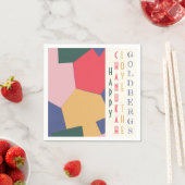 Serviette En Papier Trending Modern Chanukah Dreidels (En situation)