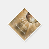 Serviette En Papier Trendy 21 & Fabulous Gold (Coin)