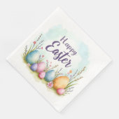 Serviette En Papier Trendy Easter Eggs Beautiful Collection (Coin)