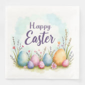 Serviette En Papier Trendy Easter Eggs Beautiful Collection (Devant)
