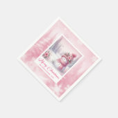 Serviette En Papier Trendy Pinkmas Kids Winter Forest Cozy Scene Xmas (Coin)