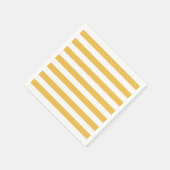 Serviette En Papier Trendy Yellow and White Wide Horizontpes (Coin)