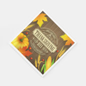 Serviette En Papier Très Bon thanksgiving (Coin)