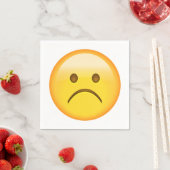 Serviette En Papier Très triste - Emoji (En situation)