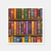 Serviette En Papier Trésors littéraires - Livres anciens classiques (Devant)