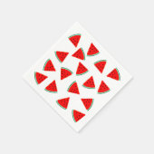 Serviette En Papier Triangles à motif pastèque (Coin)