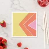 Serviette En Papier Triangles Citrus (En situation)