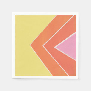 Serviette En Papier Triangles Citrus