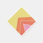 Serviette En Papier Triangles Citrus (Coin)
