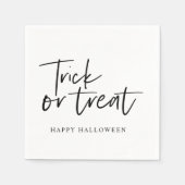 Serviette En Papier Trick and treat | Happy Halloween (Devant)