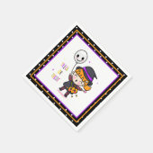 Serviette En Papier Trick mignon ou sorcière (Coin)