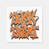 Serviette En Papier Trick Or Treat Graffiti (Devant)
