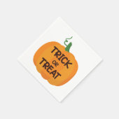 Serviette En Papier Trick or Treat Halloween (Coin)