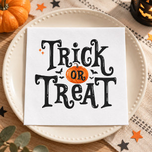 Serviette En Papier Trick or Treat Halloween