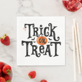 Serviette En Papier Trick ou Treat Halloween (En situation)