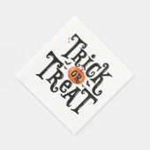 Serviette En Papier Trick ou Treat Halloween (Coin)