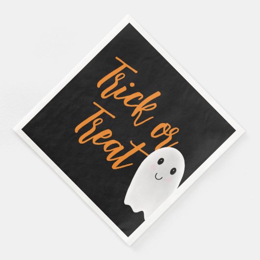 Serviette En Papier Trick ou Treat Halloween (Coin)