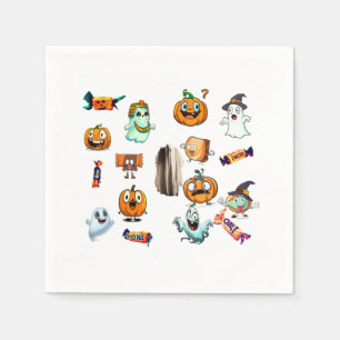 SERVIETTE EN PAPIER TRICK & TREAT