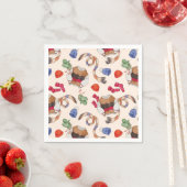 Serviette En Papier Tricot Joy (Linge de maison) - serviettes (En situation)