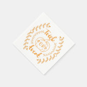 Serviette En Papier Tricoter ou traiter dans un cadre plante (Coin)