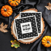 Serviette En Papier Tricoter ou traiter monogramme crâne et os croisés