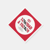 Serviette En Papier TRINIDAD 60e anniversaire de l'indépendance (Coin)