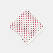 Serviette En Papier TRINIDAD & TOBAGO Carte Livre d'Ecritures personna (Coin)