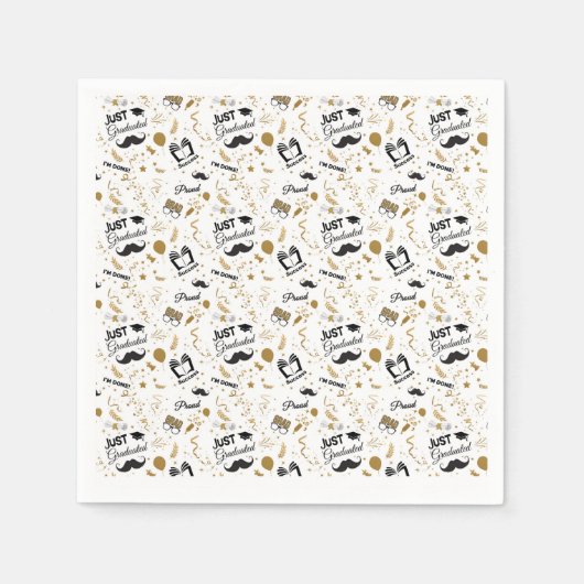 Serviette En Papier Trinquons pour la fête ! (Devant)