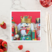 Serviette En Papier Trio de Nutcracker (En situation)