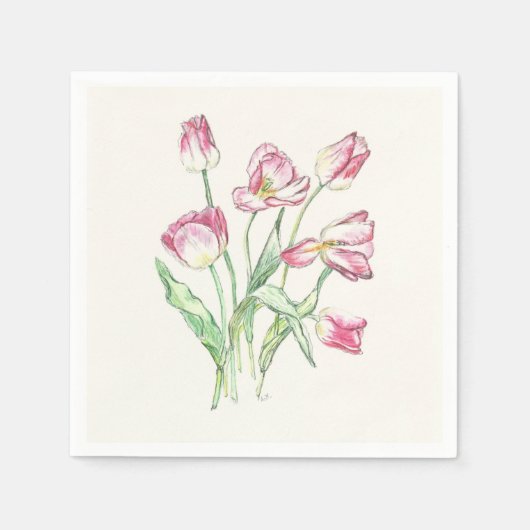 Serviette En Papier Triomphe Tulip (Devant)