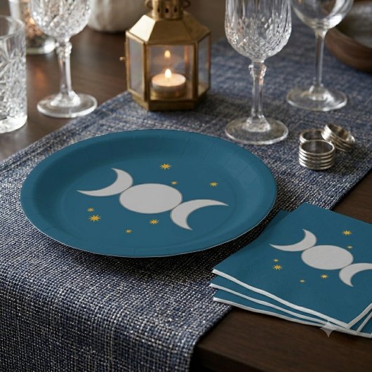 Serviette En Papier Triple Lune