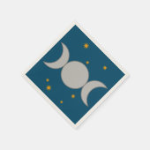 Serviette En Papier Triple Lune (Coin)