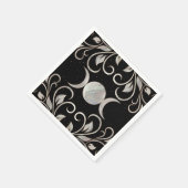 Serviette En Papier Triple Lune - Déesse Triple - Mère de Perle (Coin)