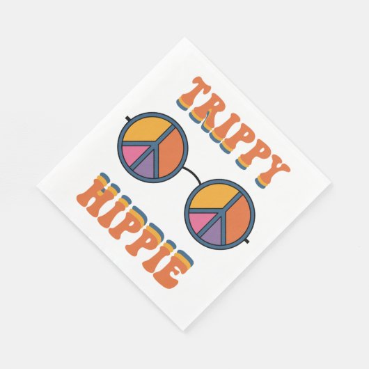 Serviette En Papier Trippy Hippie (Coin)