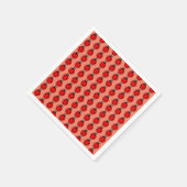Serviette En Papier Trois Petits Ladybugs - Cocktail Standard (Coin)