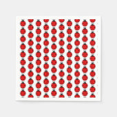 Serviette En Papier Trois Petits Ladybugs - Cocktail Standard (Devant)