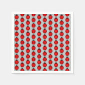 Serviette En Papier Trois Petits Ladybugs - Cocktail Standard (Devant)