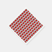 Serviette En Papier Trois Petits Ladybugs - Cocktail Standard (Coin)