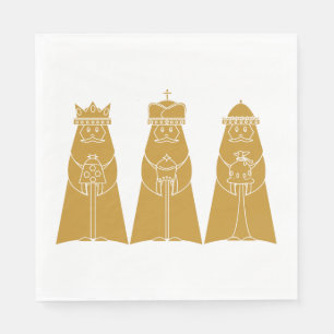 Serviette En Papier Trois Sages