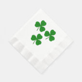 Serviette En Papier Trois Shamrocks (Coin)