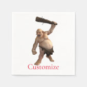 Serviette En Papier Troll moche Thunder_Cove (Devant)