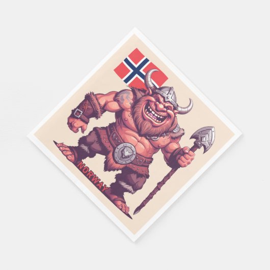 Serviette En Papier Troll norvégien (Coin)