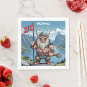Serviette En Papier Troll norvégien (En situation)