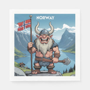 Serviette En Papier Troll norvégien