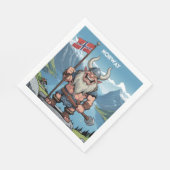 Serviette En Papier Troll norvégien (Coin)
